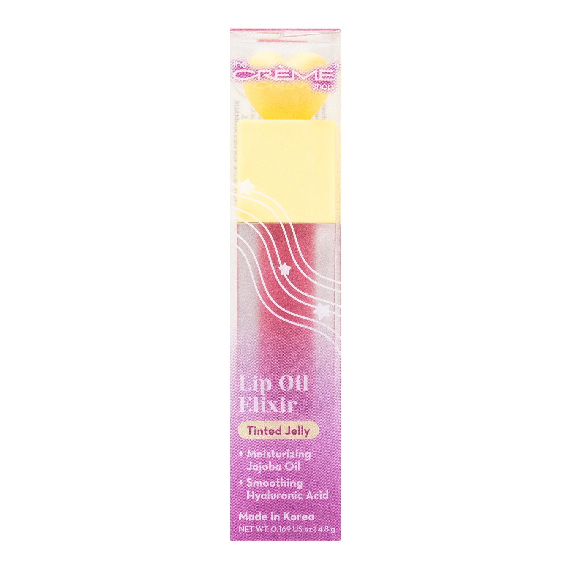 slide 2 of 2, The Crème Shop Lip Oil Elixir Flirty Fuchsia, 1 ct