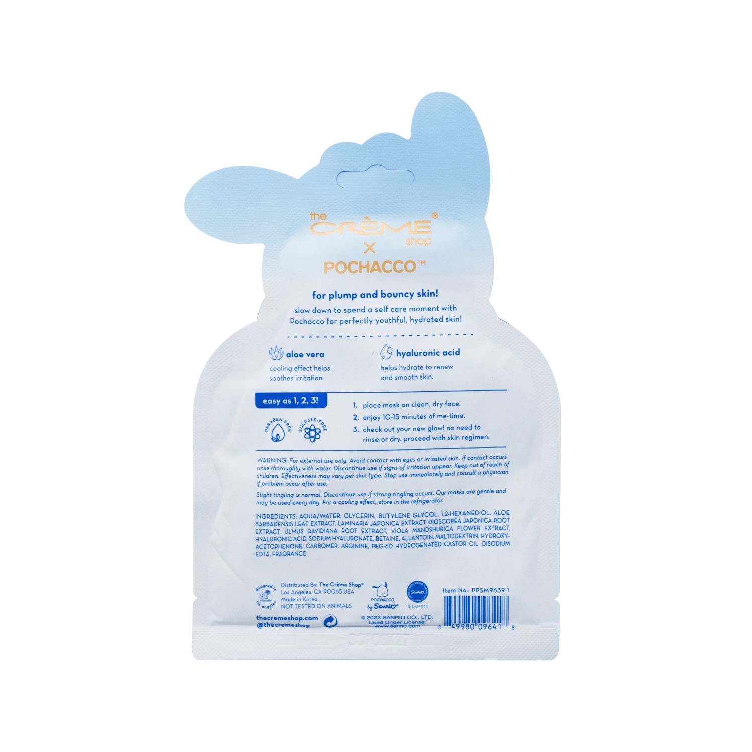 slide 2 of 2, The Creme Shop Stay Dewy, Skin Seal Animated Face Mask, 1 ct