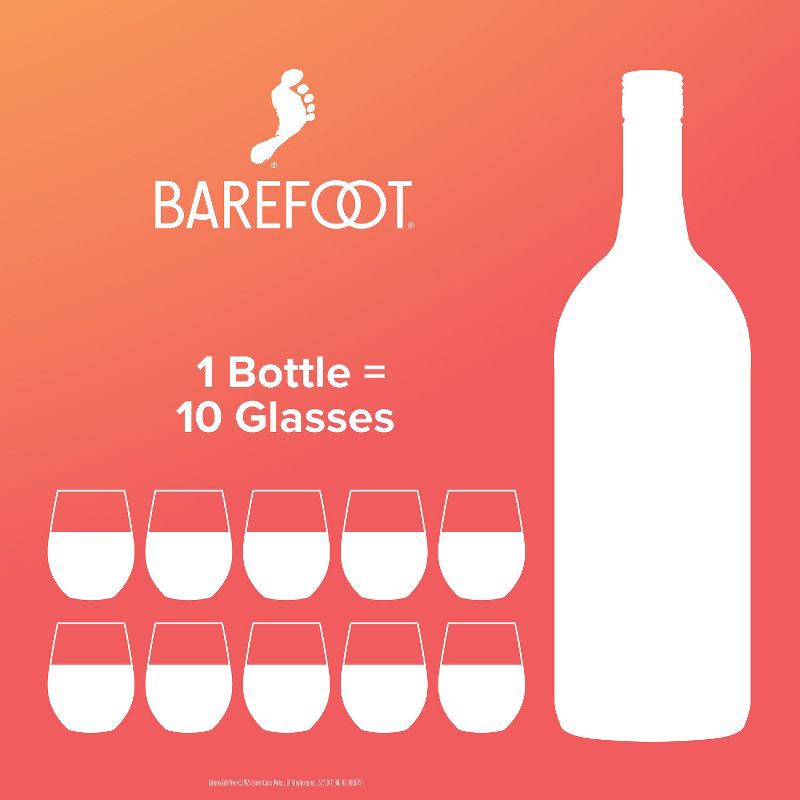 slide 6 of 7, Barefoot Fruitscato Peach - 1.5L Bottle, 1.5 liter