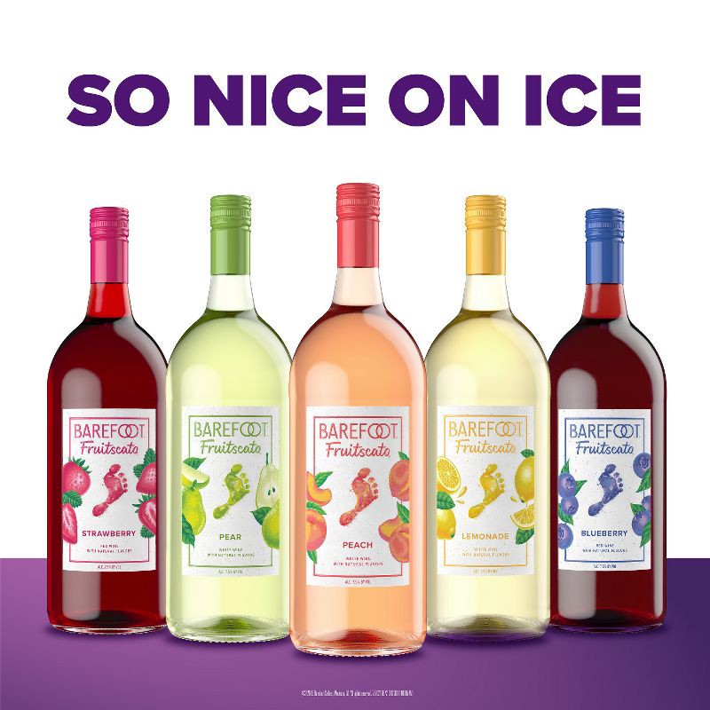 slide 7 of 7, Barefoot Fruitscato Peach - 1.5L Bottle, 1.5 liter