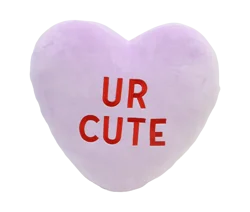 Sweetheart Heart Plush - Purple