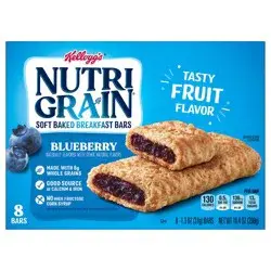 Nutri-Grain Soft Baked Breakfast Bars, Blueberry, 10.4 oz, 8 Count