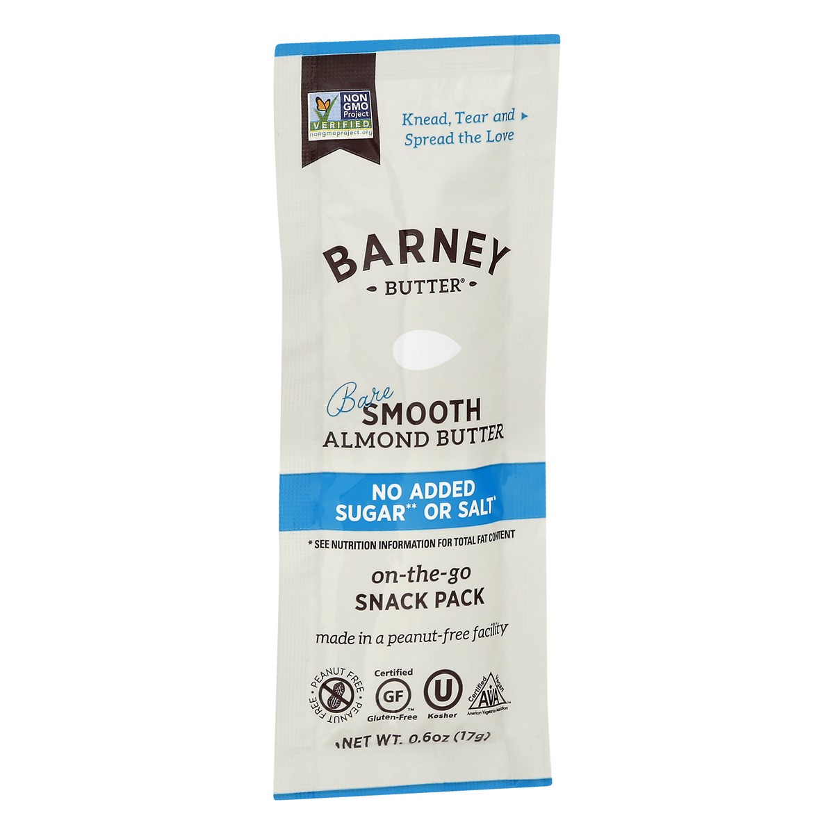 slide 4 of 10, Barney Butter Bare Smooth On-the-Go Snack Pack Almond Butter 0.6 oz, 0.6 oz