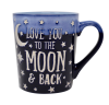 slide 1 of 1, Boston Warehouse Trading Co. Boston Warehouse Mug Love You To The Moon & Back, 20 oz