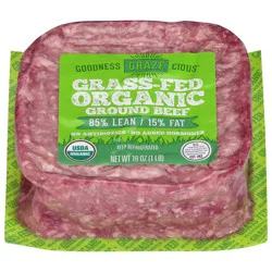 Goodness Grazecious Grass-Fed 85%/15% Organic Ground Beef 16 oz