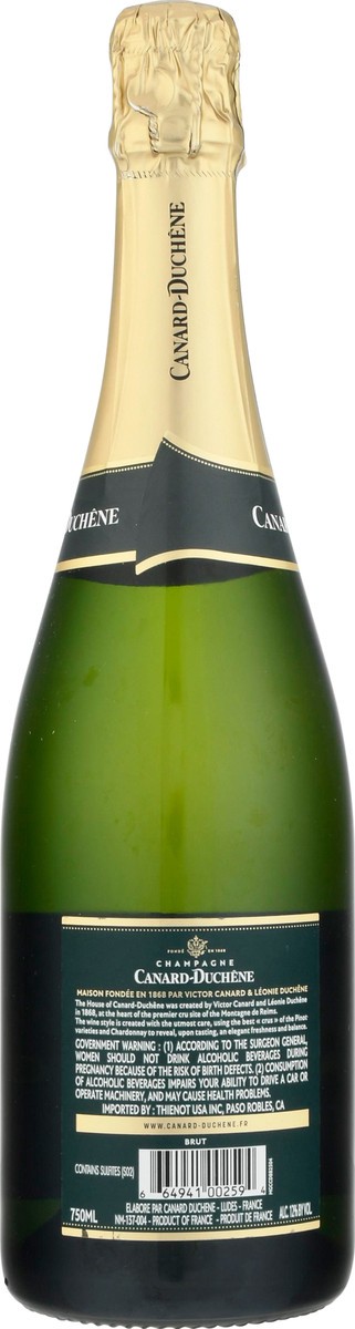 slide 9 of 9, Canard-Duchene France Brut Champagne 750 ml, 25.4 oz