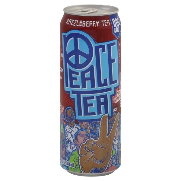 slide 1 of 1, Peace Tea Tea, Razzleberry - 23 oz, 23 oz