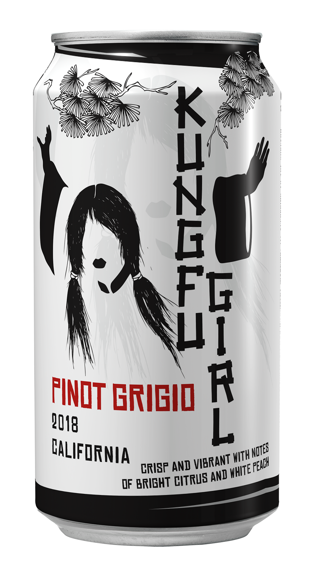 slide 1 of 2, Charles Smith Wines Kung Fu Girl Pinot Grigio White Wine by Charles Smith Wines, 375 mL Can, 12.68 fl oz