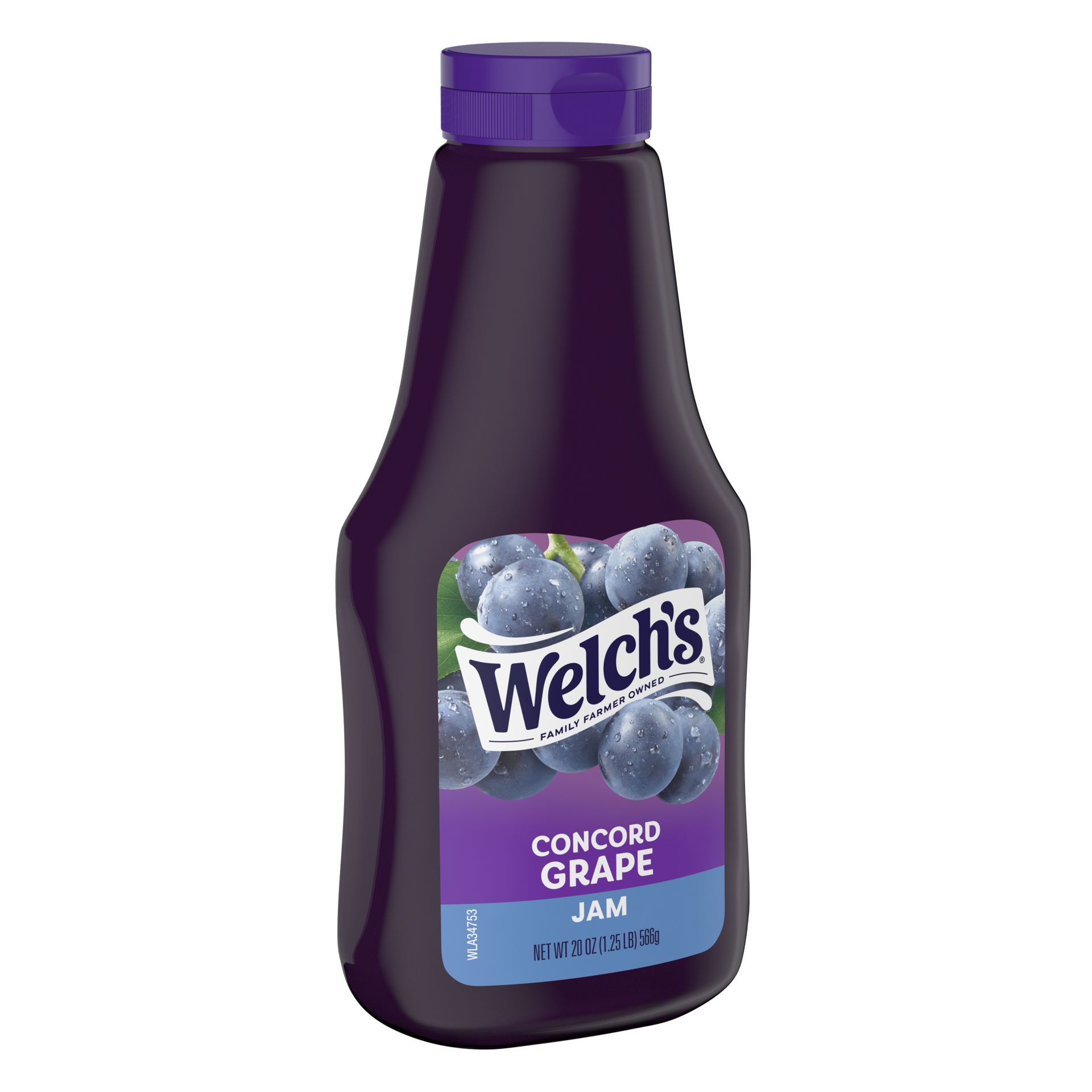 slide 7 of 7, Welch's Concord Grape Jam, 20 oz Squeeze Bottle, 20 oz