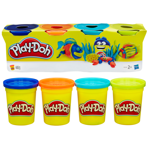 slide 8 of 9, Play-Doh Classic Colors(Assorted Colors), 4 ct