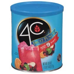 4C Fruit Punch Drink Mix - 18.6 oz