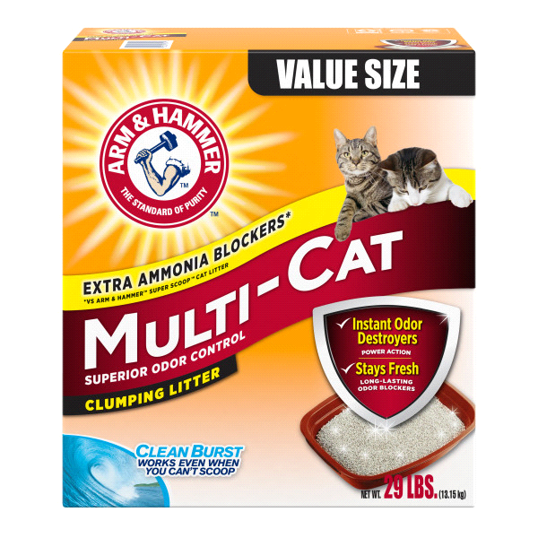 slide 1 of 1, A&H Multi-Cat Clumping Litter, 29 lb