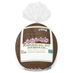 San Luis Sourdough Pumpernickel Rye Bread, 24 oz, Sourdough Bread, Bag