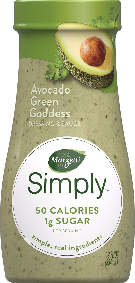 slide 1 of 6, Marzetti Simply™ Avocado Green Goddess Salad Dressing, 12 oz