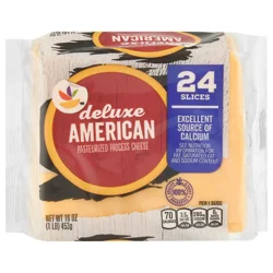 Giant Deluxe Yellow American Cheese Slices - 24 ct