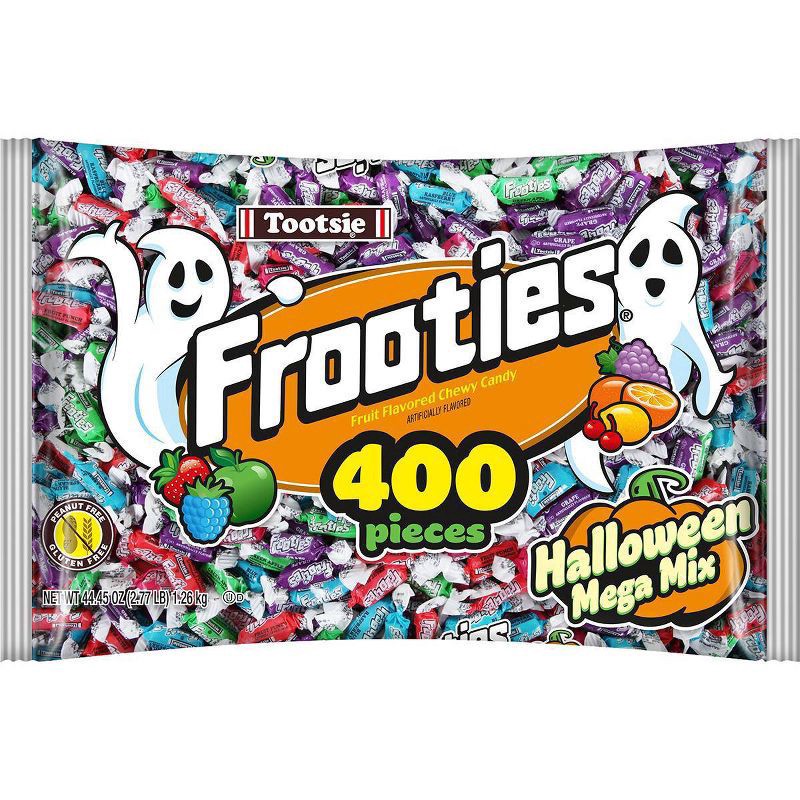 slide 1 of 3, Frooties Halloween Fruit Flavored Chewy Candy Mega Mix 400 ea, 44.45 oz