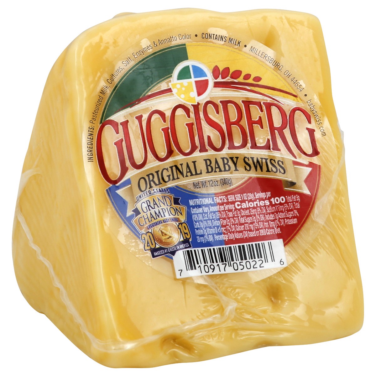 slide 2 of 13, Guggisberg Guiggisberg Chunk Baby Swiss, 12 oz