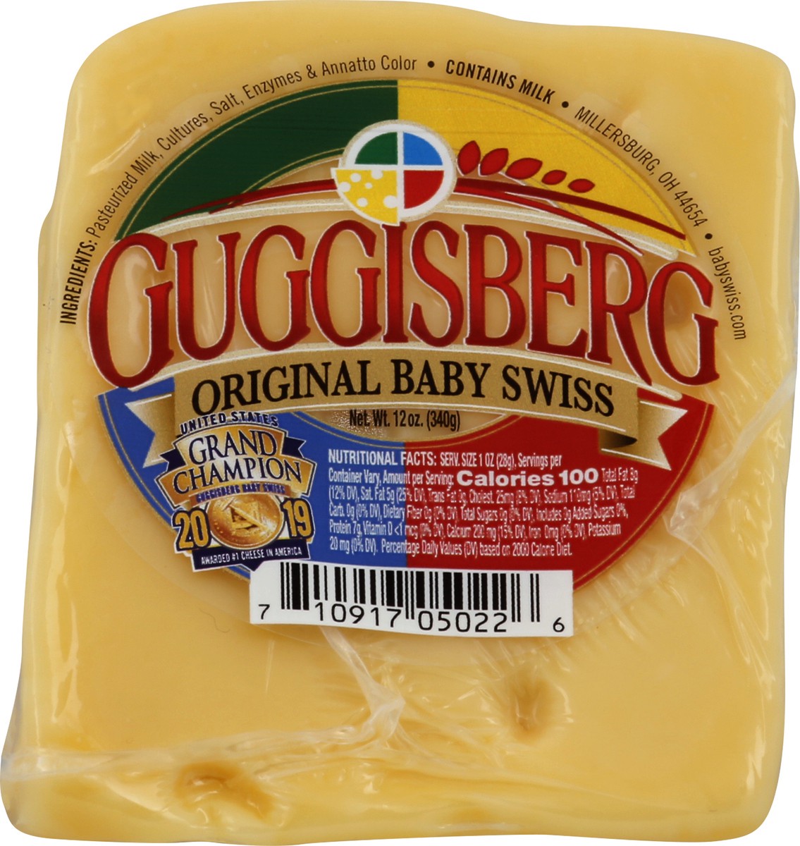 slide 3 of 13, Guggisberg Guiggisberg Chunk Baby Swiss, 12 oz