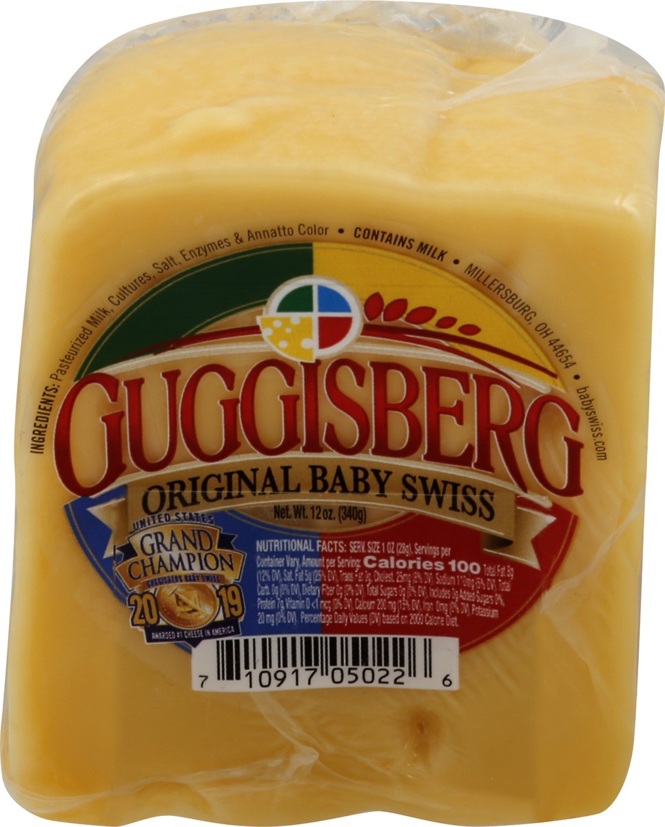 slide 9 of 13, Guggisberg Guiggisberg Chunk Baby Swiss, 12 oz