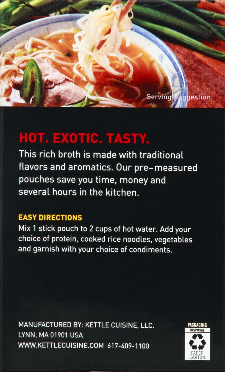 slide 7 of 12, Savory Choice Pho Beef Flavor Liquid Broth Concentrate 4 ea, 4 ct