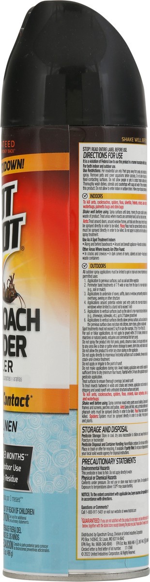 slide 10 of 13, Hot Shot Crisp Linen Scent Ant, Roach & Spider Killer 17.5 oz, 17.5 oz