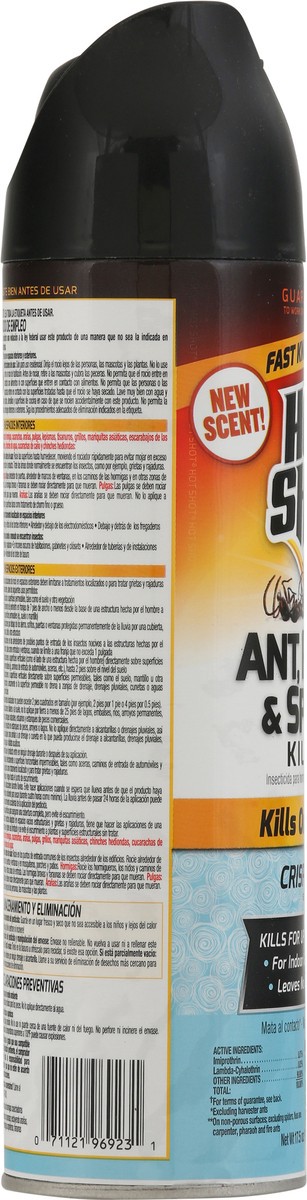slide 11 of 13, Hot Shot Crisp Linen Scent Ant, Roach & Spider Killer 17.5 oz, 17.5 oz