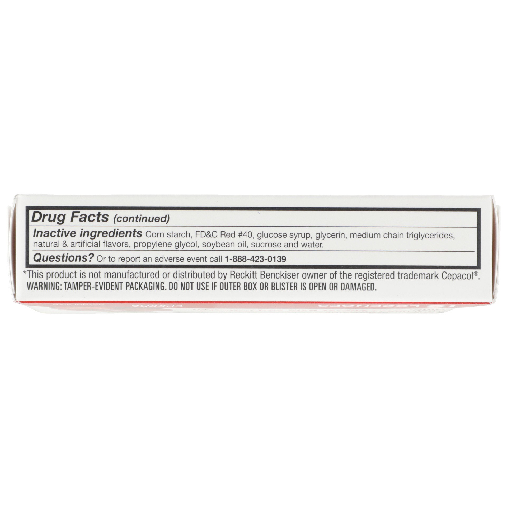 slide 4 of 6, TopCare Fast Acting Cherry Throat Lozenges, 18 ct