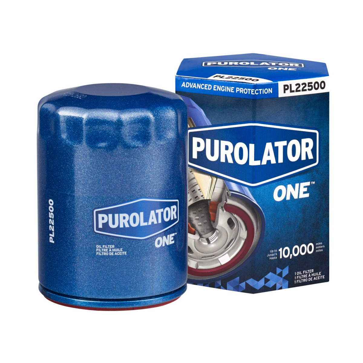 slide 1 of 3, Purolator PL22500 PurolatorONE Advanced Engine Protection Oil Filter, 1 ct