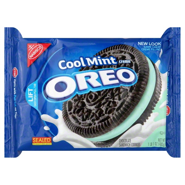 slide 1 of 1, Oreo Mint, 15.25 oz