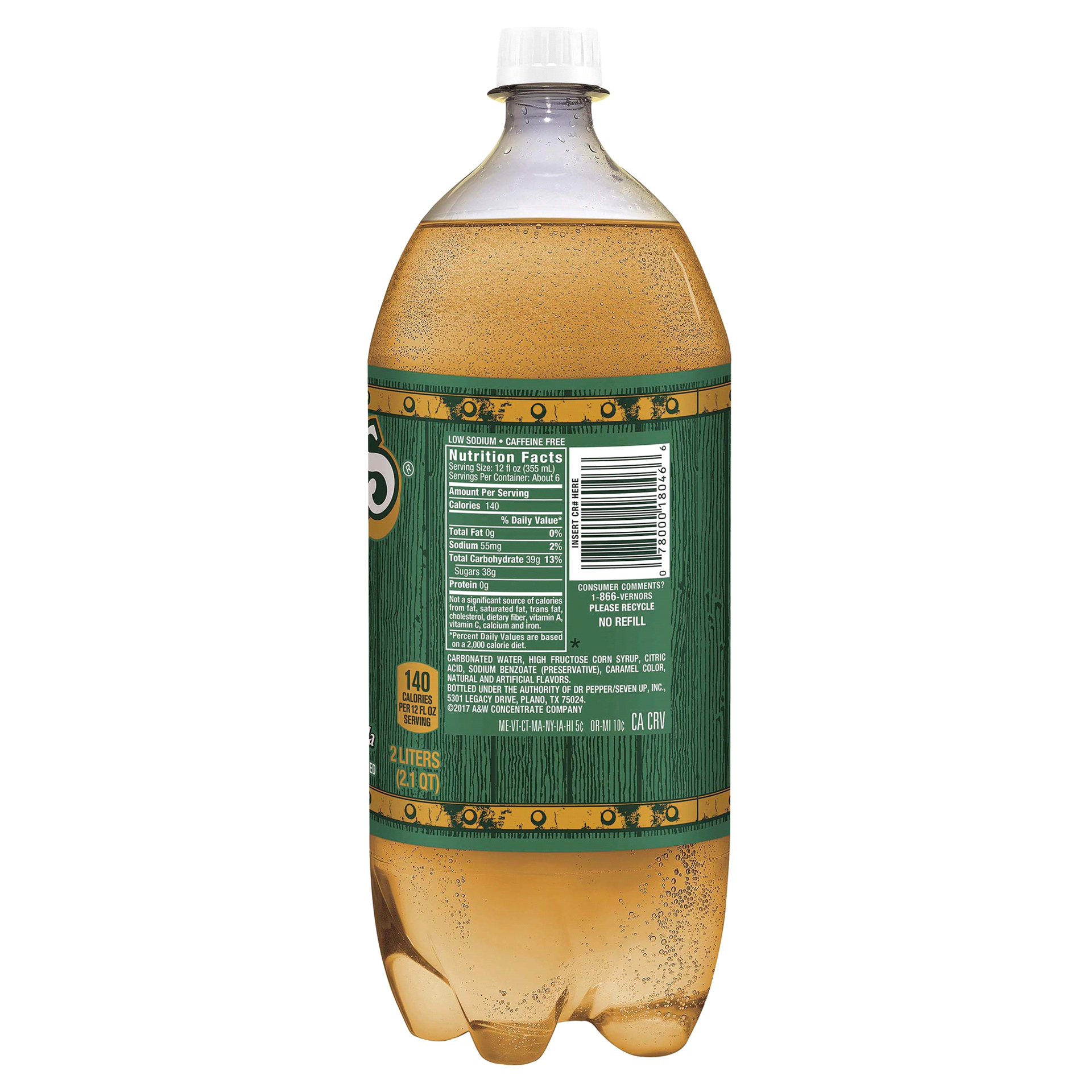 slide 10 of 17, Vernors Ginger Soda Bottle, 2 liter