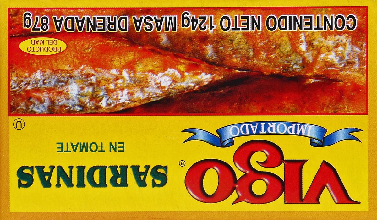 slide 5 of 5, Vigo Sardines in Tomato Sauce, 4.37 oz