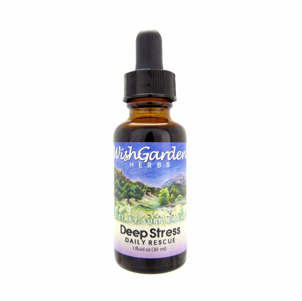 slide 1 of 1, Wish Garden Herbs Deep Stress Dropper, 1 fl oz