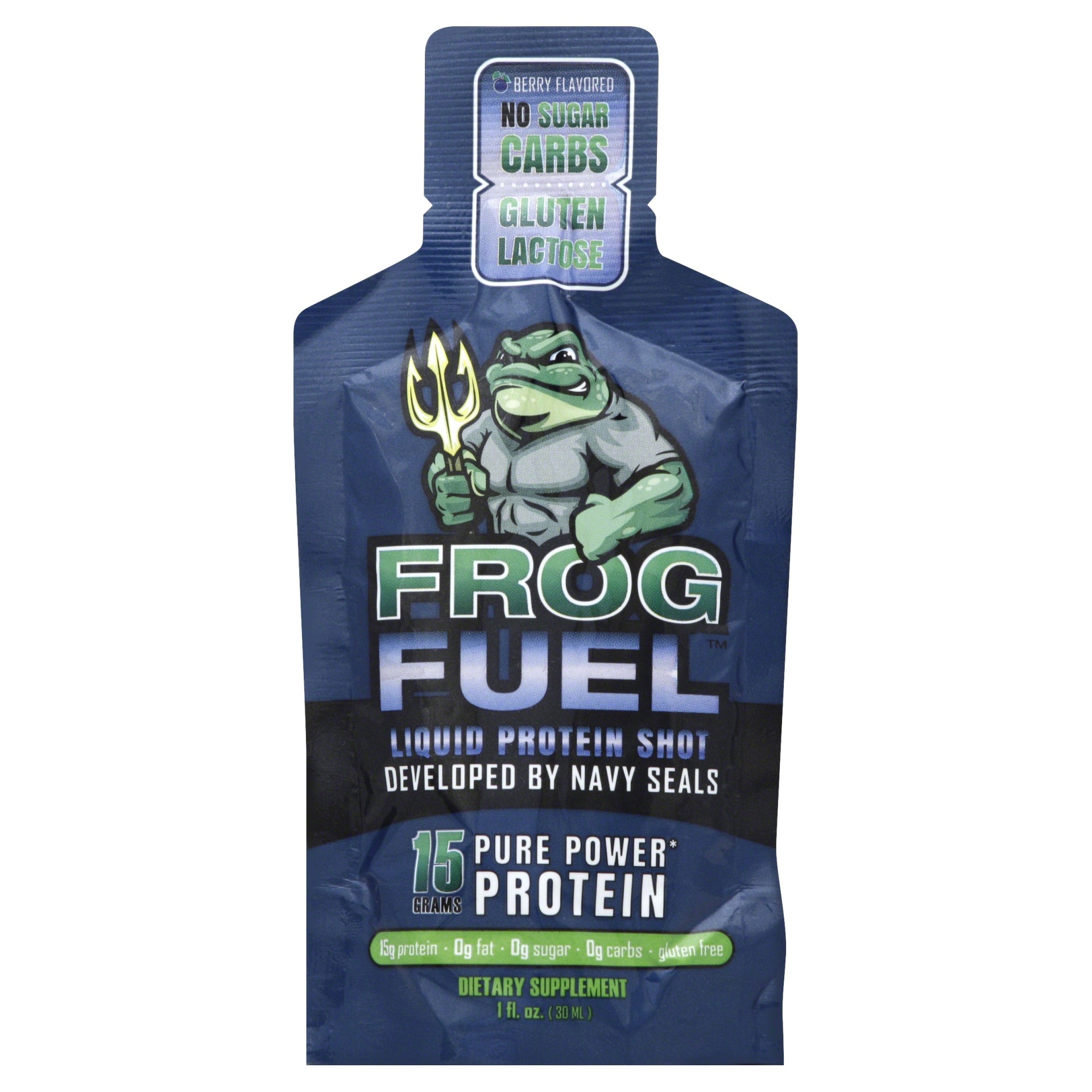 slide 1 of 1, Frog Fuel Original Protein Shot, 1 fl oz