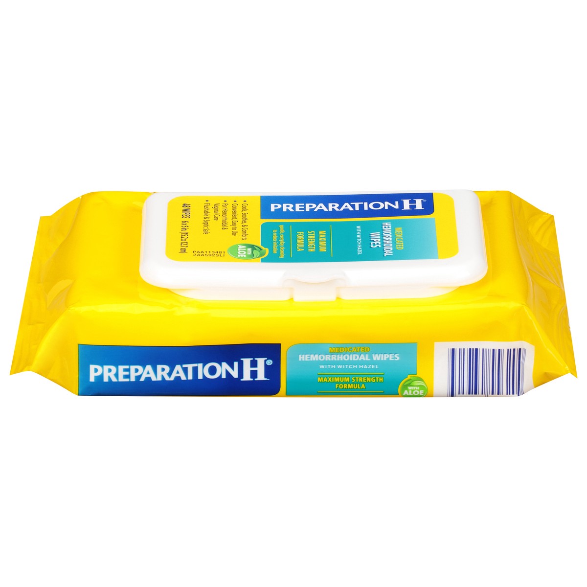 slide 2 of 10, Preparation H  Hemorrhoid Wipes with Witch Hazel for Skin Irritation Relief - 48 Count, 48 ct