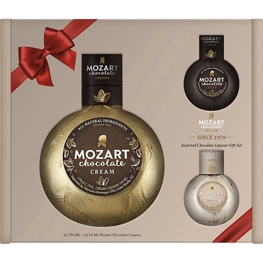 slide 1 of 1, Mozart Chocolate Cream 750ml w/2-50ml, 1 ct