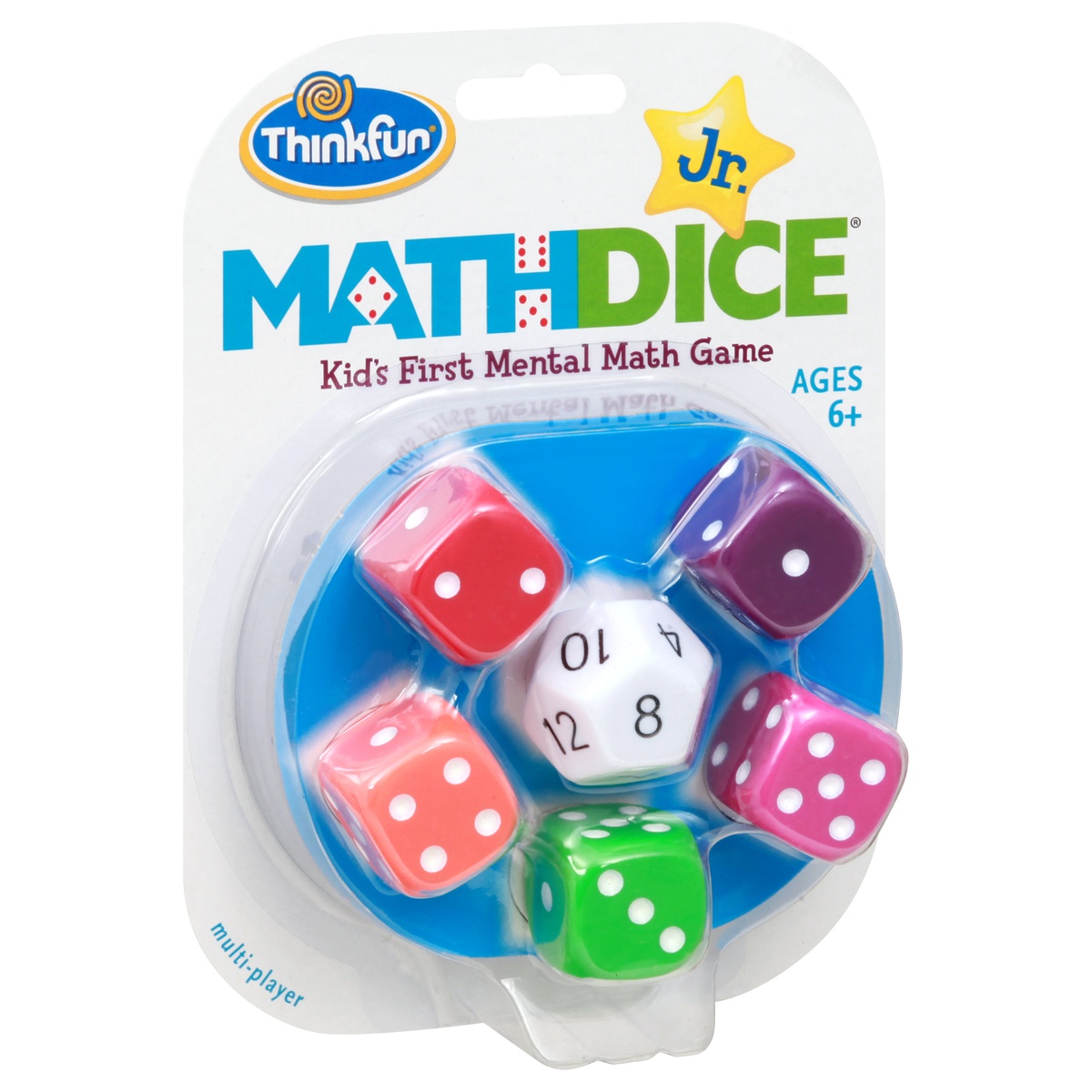 slide 2 of 8, Math Dice Jr, 1 ct