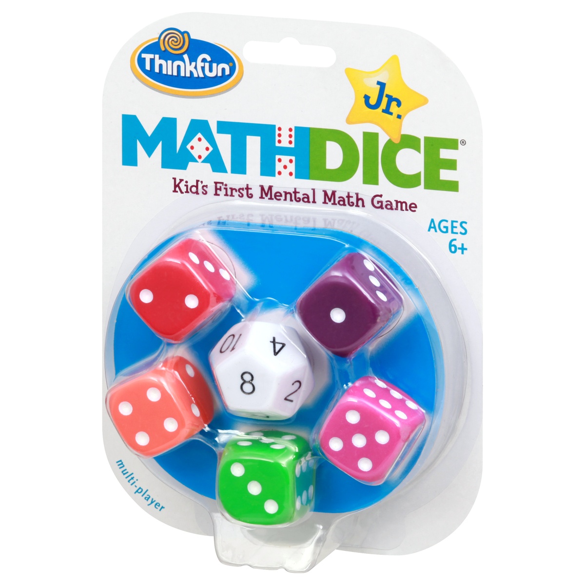 slide 3 of 8, Math Dice Jr, 1 ct