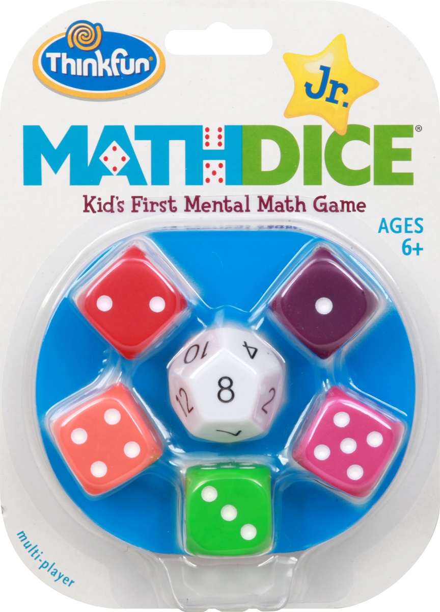 slide 7 of 8, Math Dice Jr, 1 ct