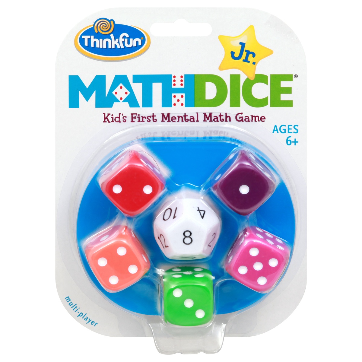 slide 1 of 8, Math Dice Jr, 1 ct