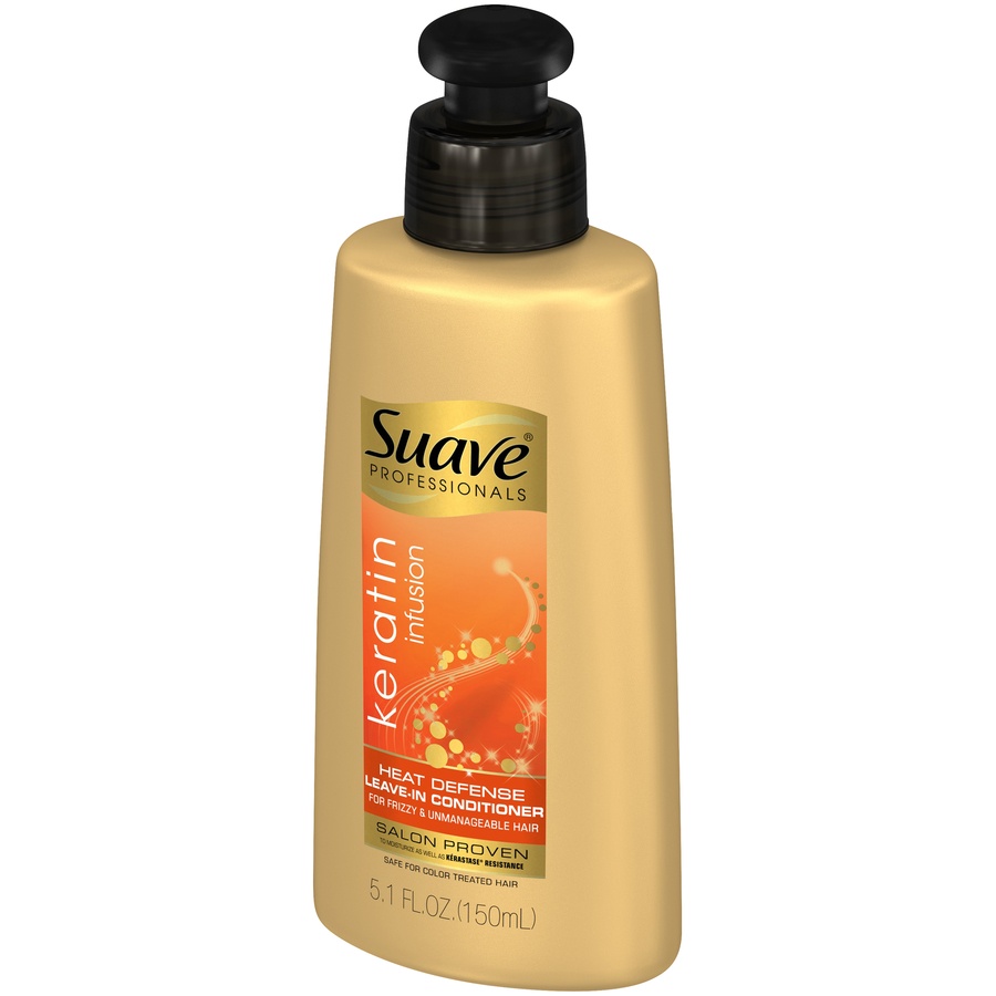 Suave Professionals Keratin Infusion Heat Defense LeaveIn Conditioner