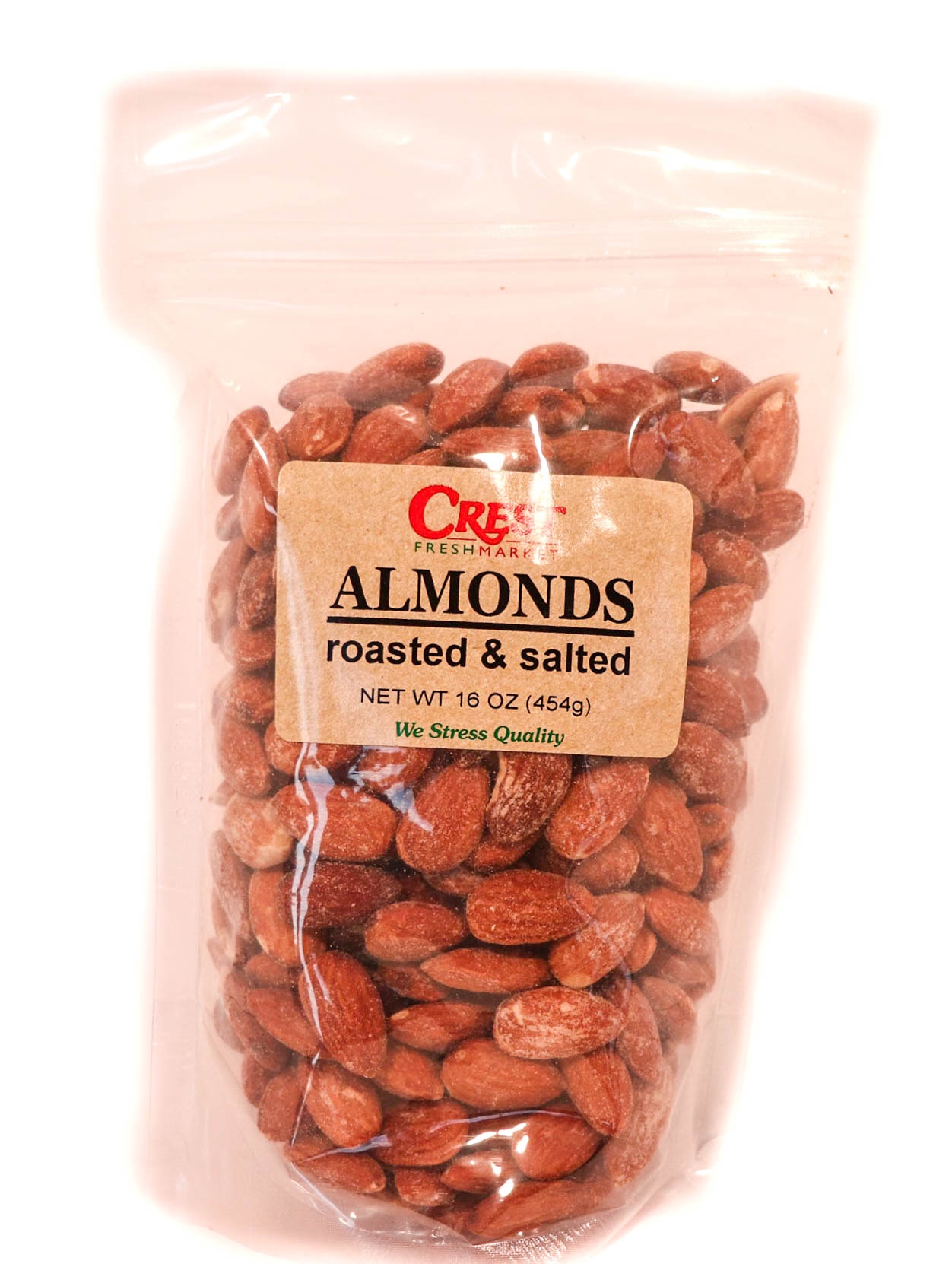 slide 1 of 1, Ellis Roasted Salted Almonds, 16 oz