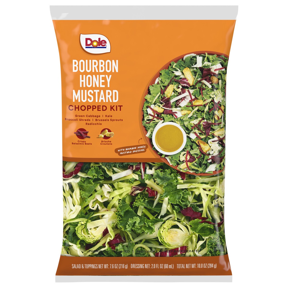 slide 1 of 9, Dole Bourbon Honey Mustard Kit 10 oz, 1 ct