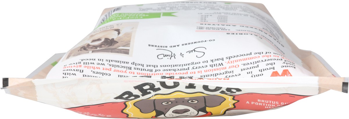 slide 10 of 13, Brutus Broth Bone Broth Dog Biscuits Chicken Flavor, 8 oz