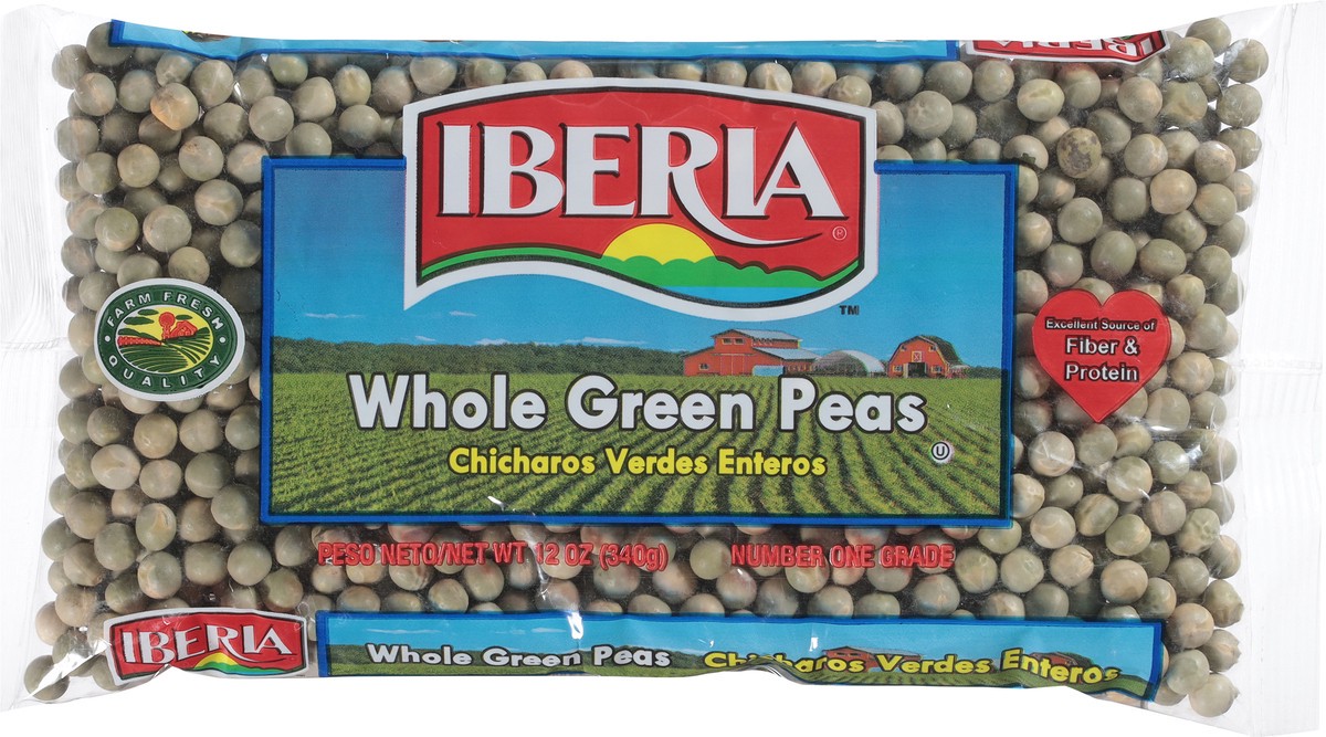 slide 4 of 14, Iberia Whole Green Peas 12 oz, 1 ct