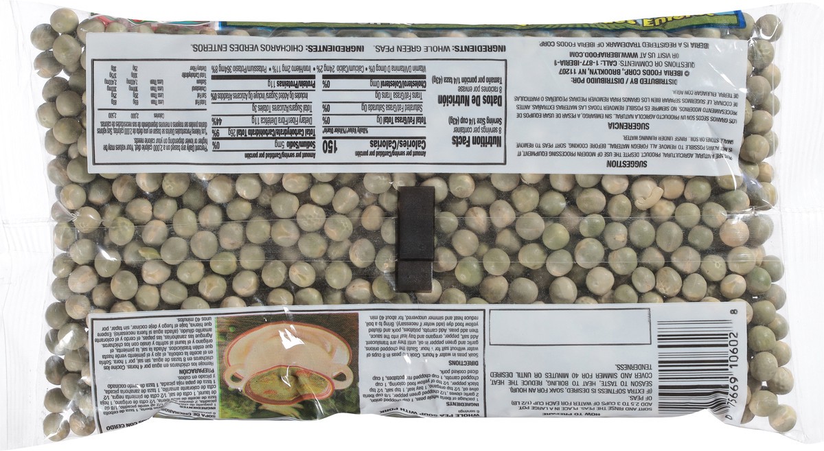 slide 7 of 14, Iberia Whole Green Peas 12 oz, 1 ct