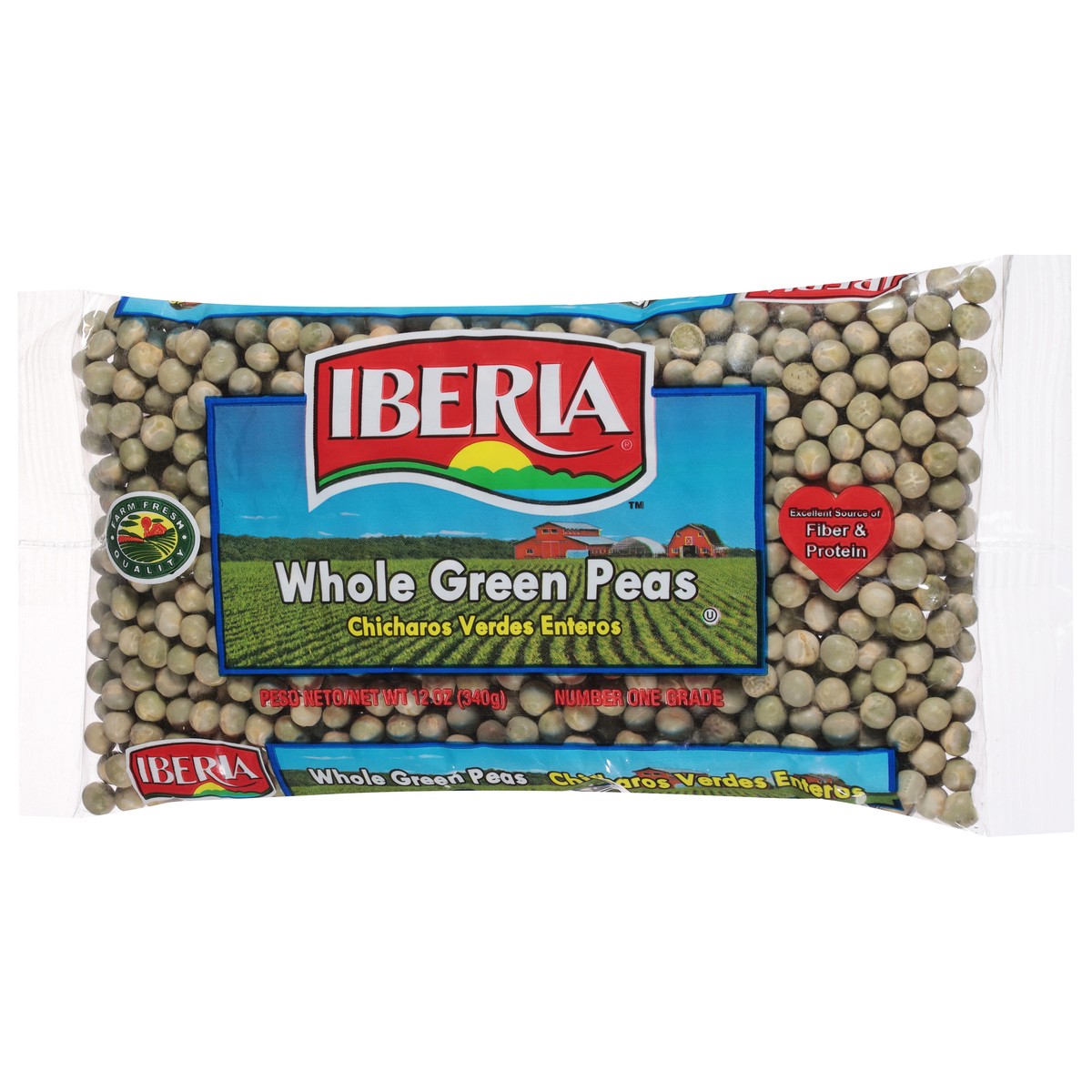 slide 6 of 14, Iberia Whole Green Peas 12 oz, 1 ct