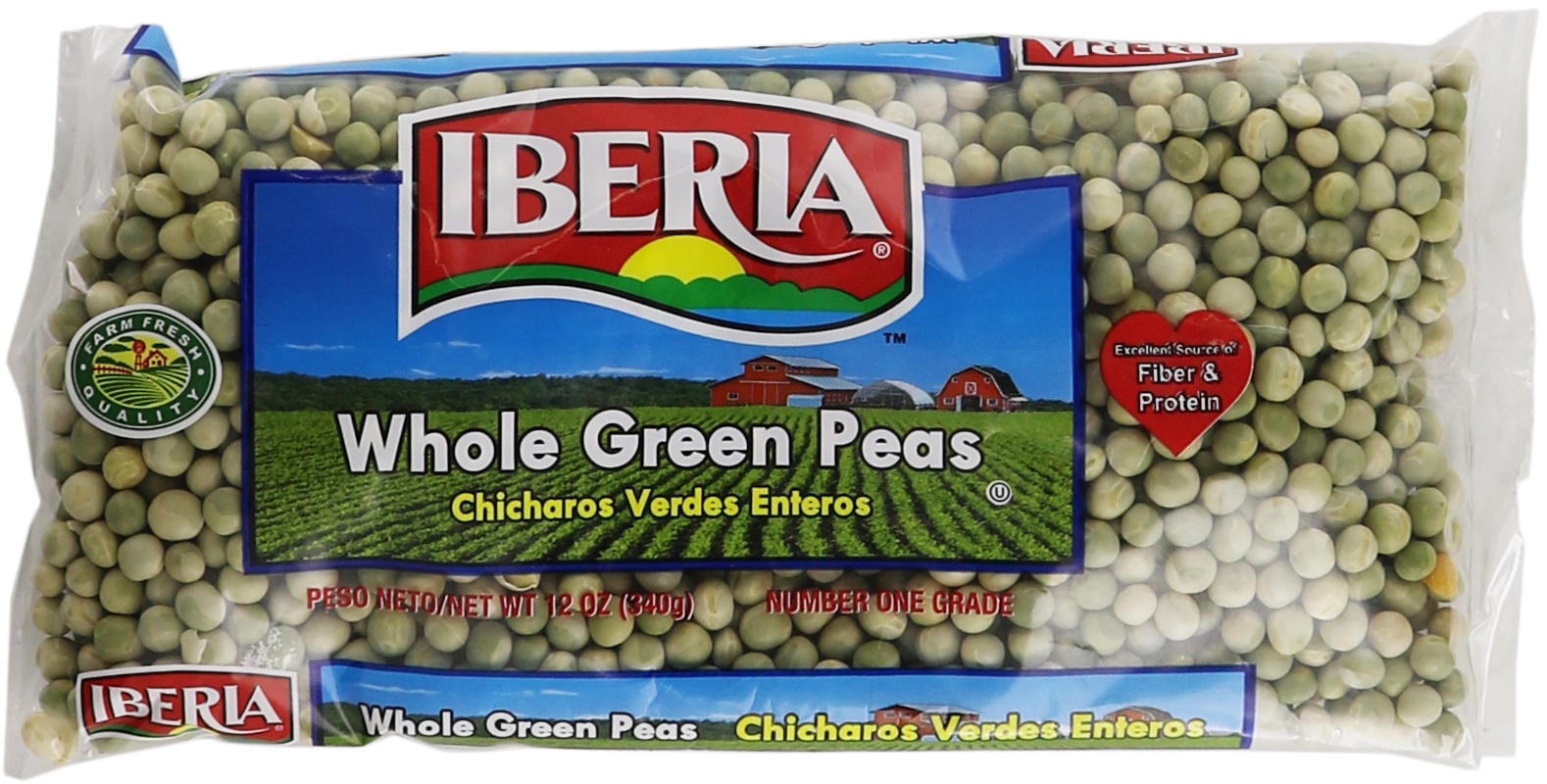 slide 1 of 1, Iberia Whole Green Peas, 1 ct