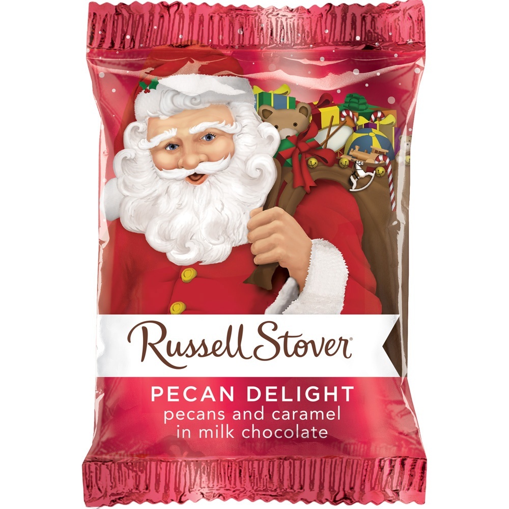 slide 1 of 1, Russell Stover Pecan Delight Santa, 1 oz