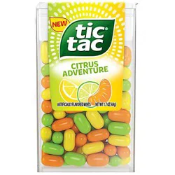 Tic Tac Citrus Hard Candy Mints- 1.7 oz