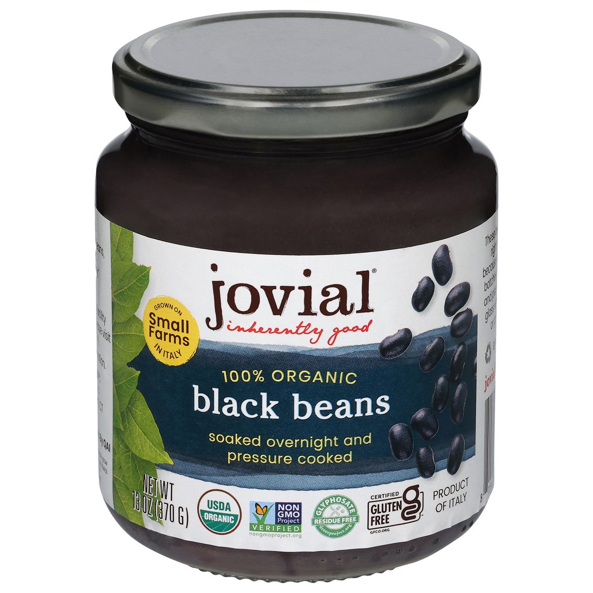 slide 1 of 13, Jovial 100% Organic Black Beans 13 oz, 13 oz